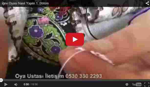 İğne oyası nasıl yapılır?