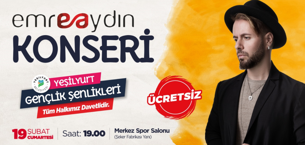 Yeşilyurt Belediyesi – Emre Aydın Konseri